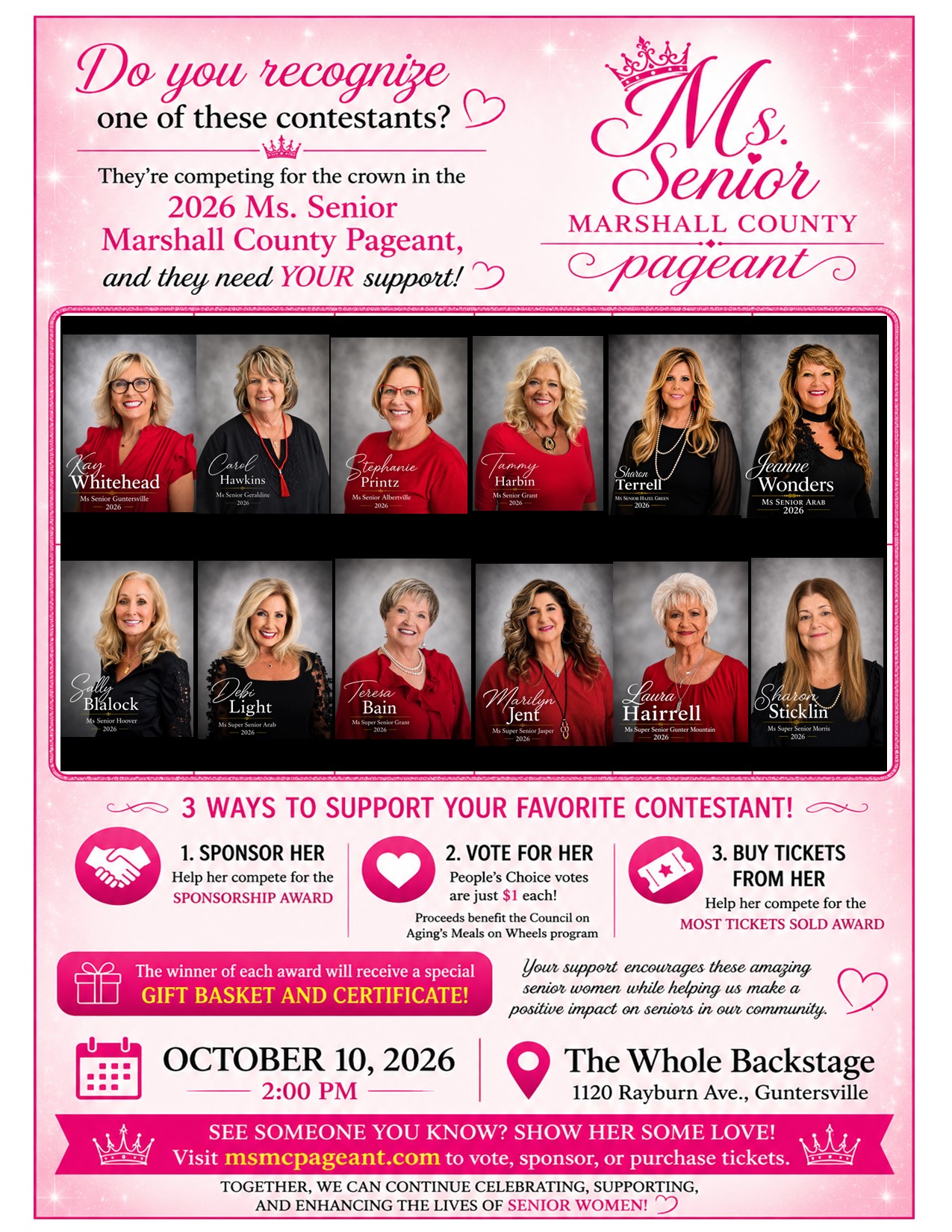 Pageant - Ms. Senior Marshall County Pageant