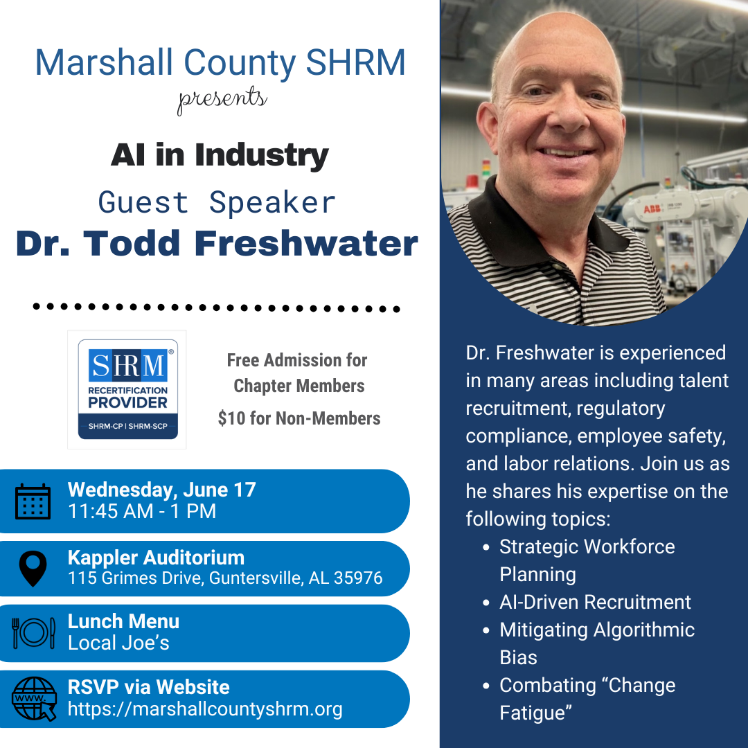 AI in Industry Workshop - Marshall County SHRM