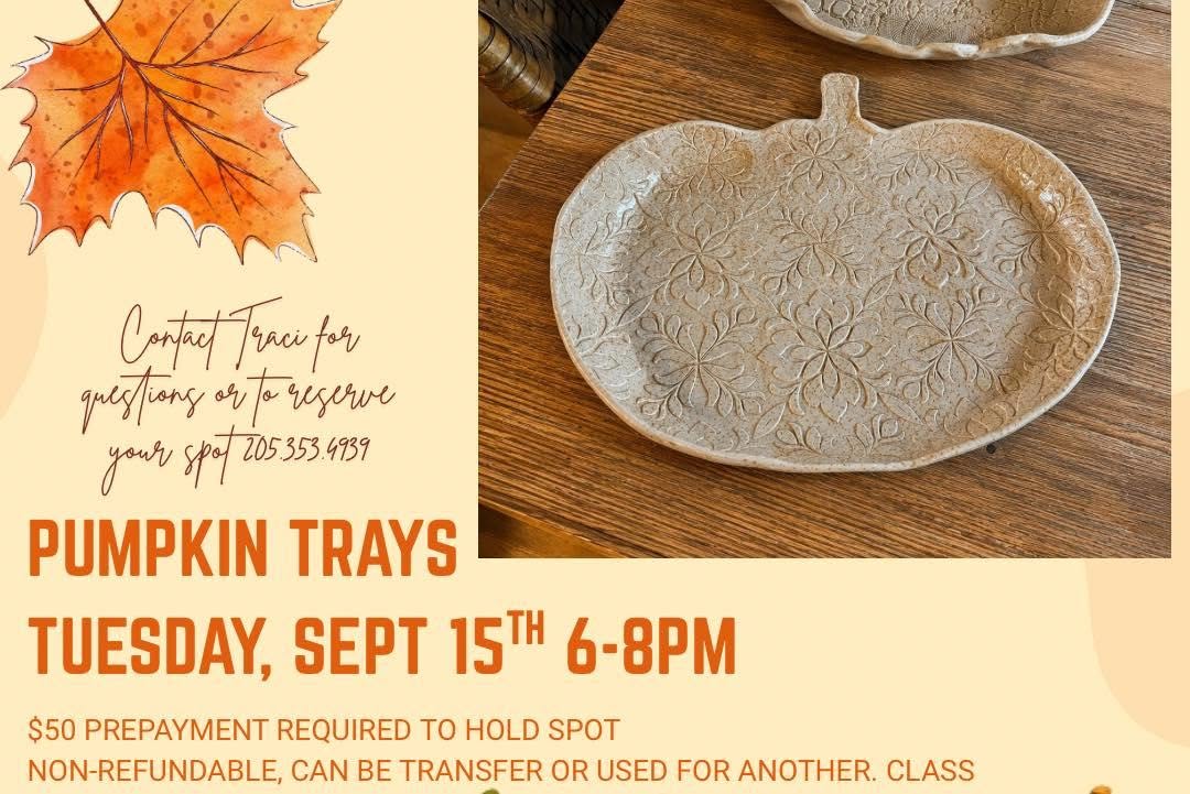 Pumpkin Plate Pottery Class - The Place