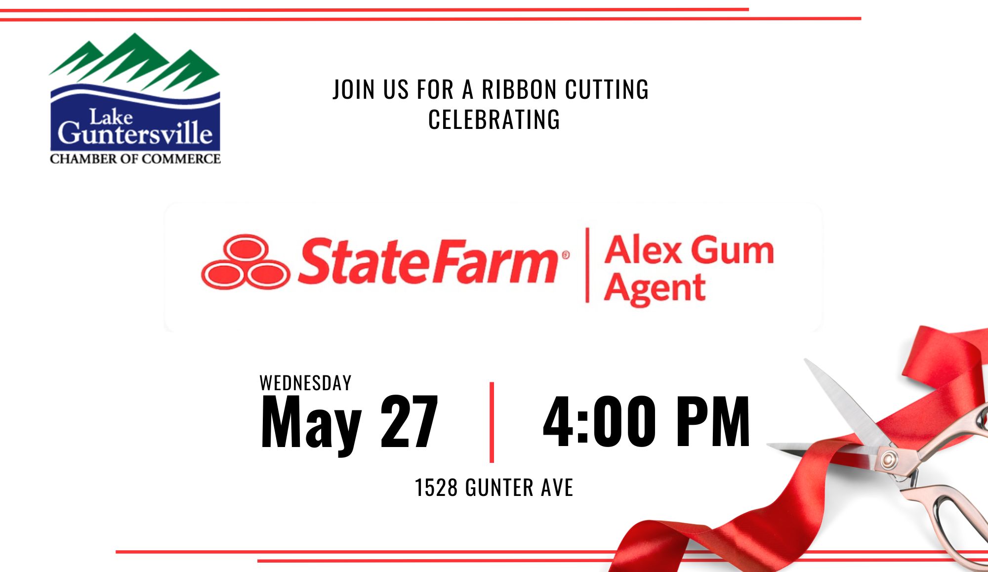 State Farm Insurance - Alex Gum Ribbon Cutting