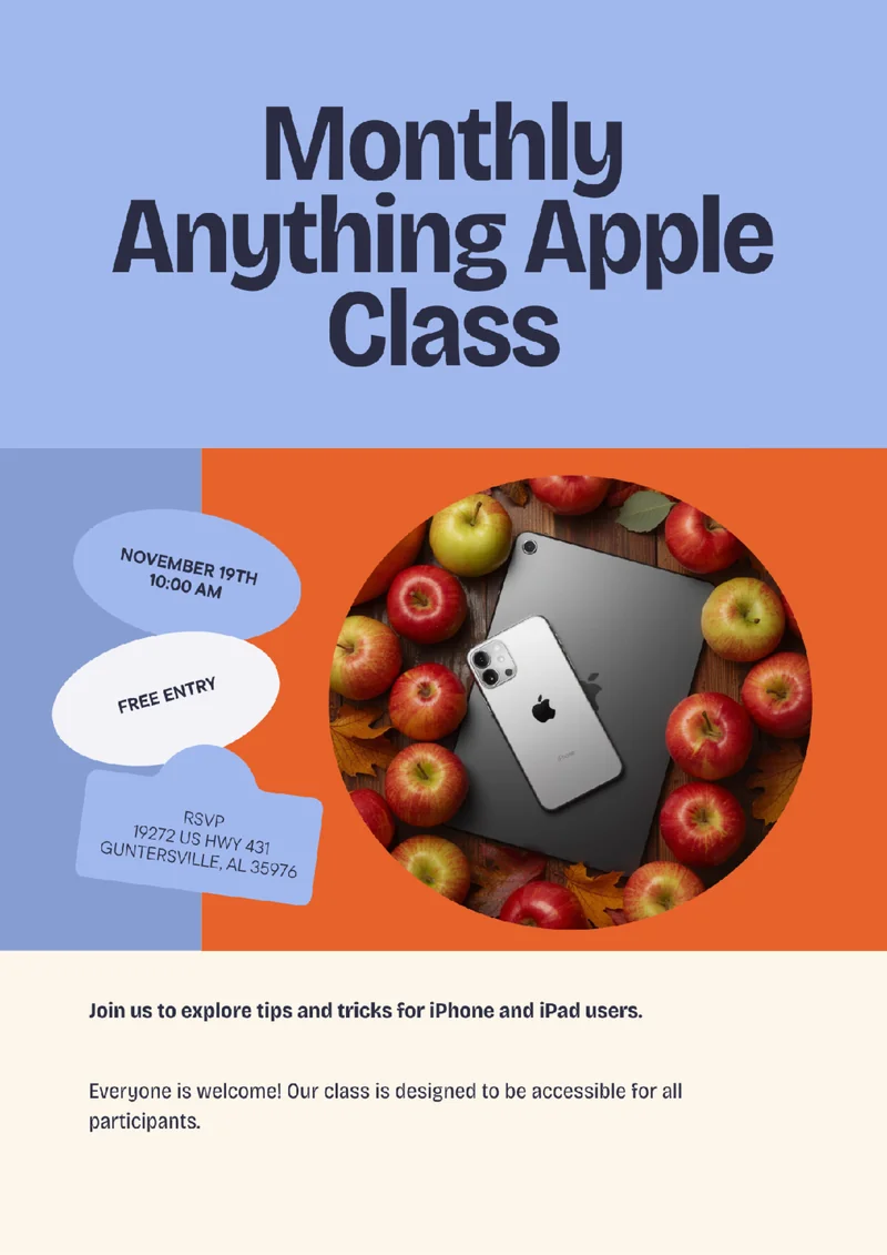 Anything Apple Class - MC RSVP