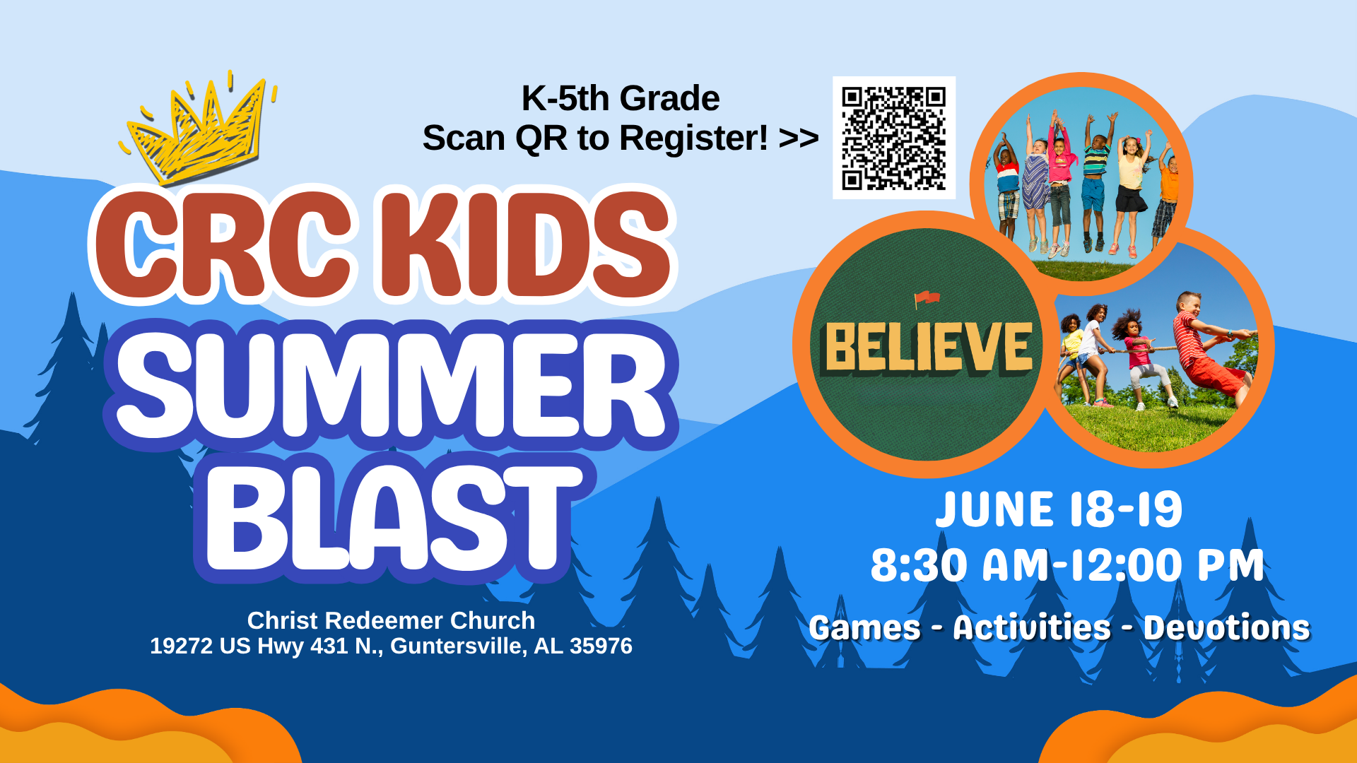 CRC Kids Summer Blast - Christ Redeemer Church