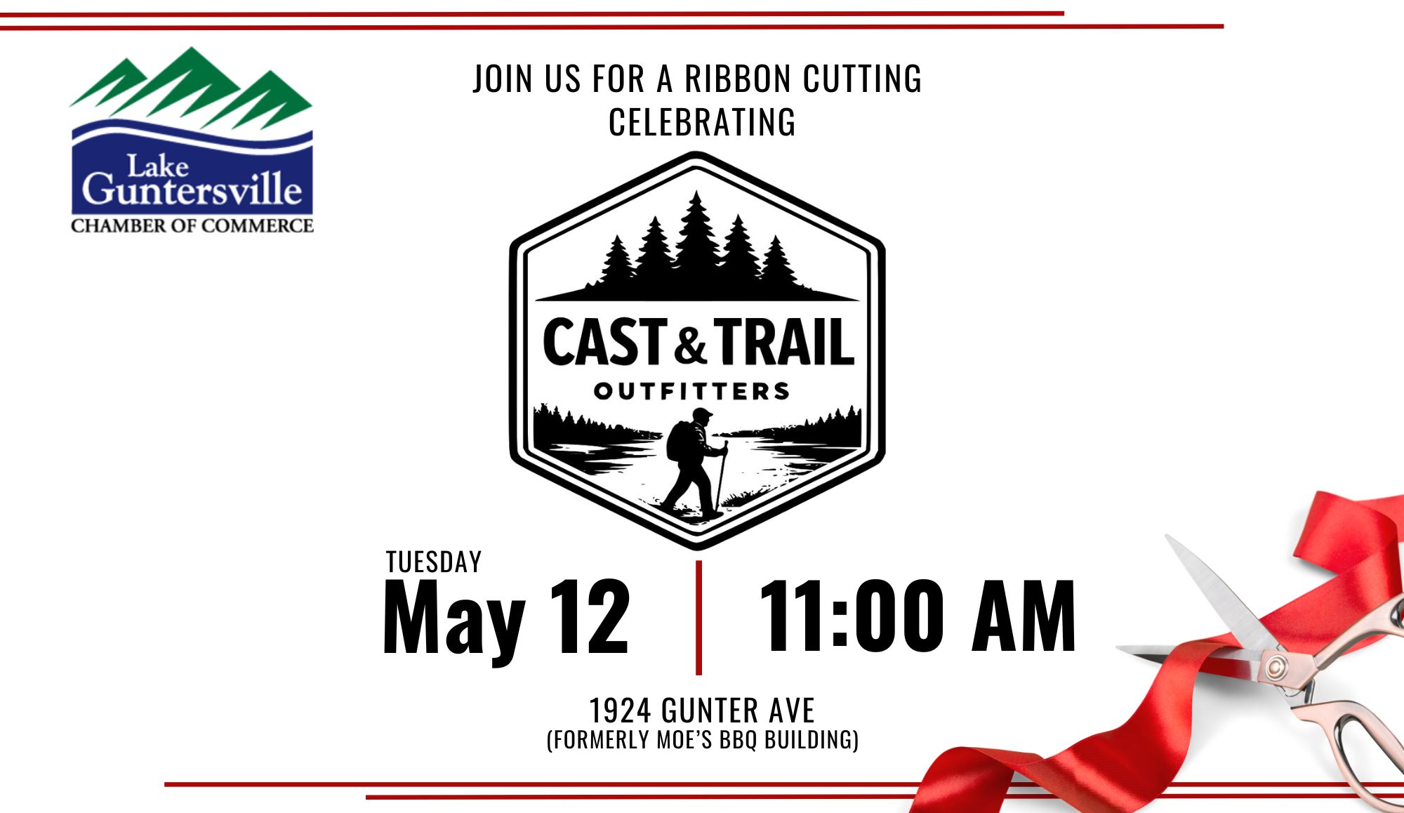 Cast & Trail Outfitters Ribbon Cutting