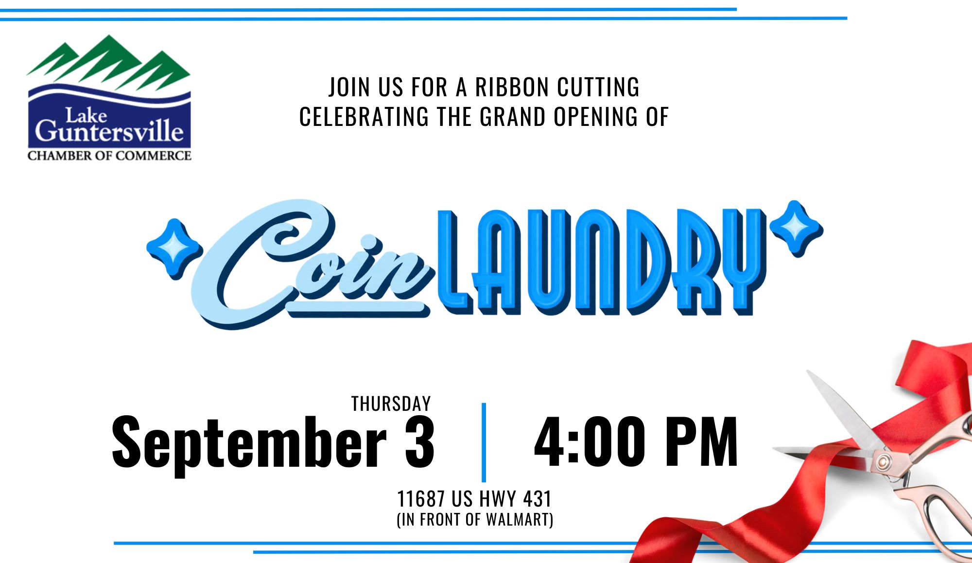 Coin Laundry Ribbon Cutting
