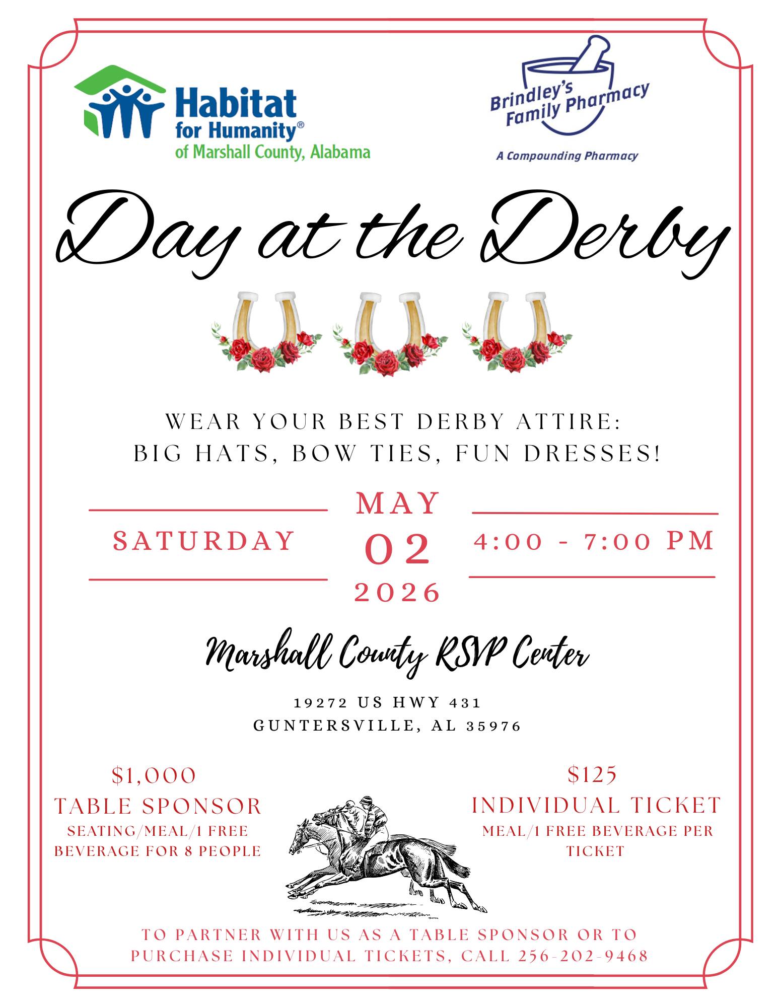 Day at the Derby - Marshall County Habitat for Humanity