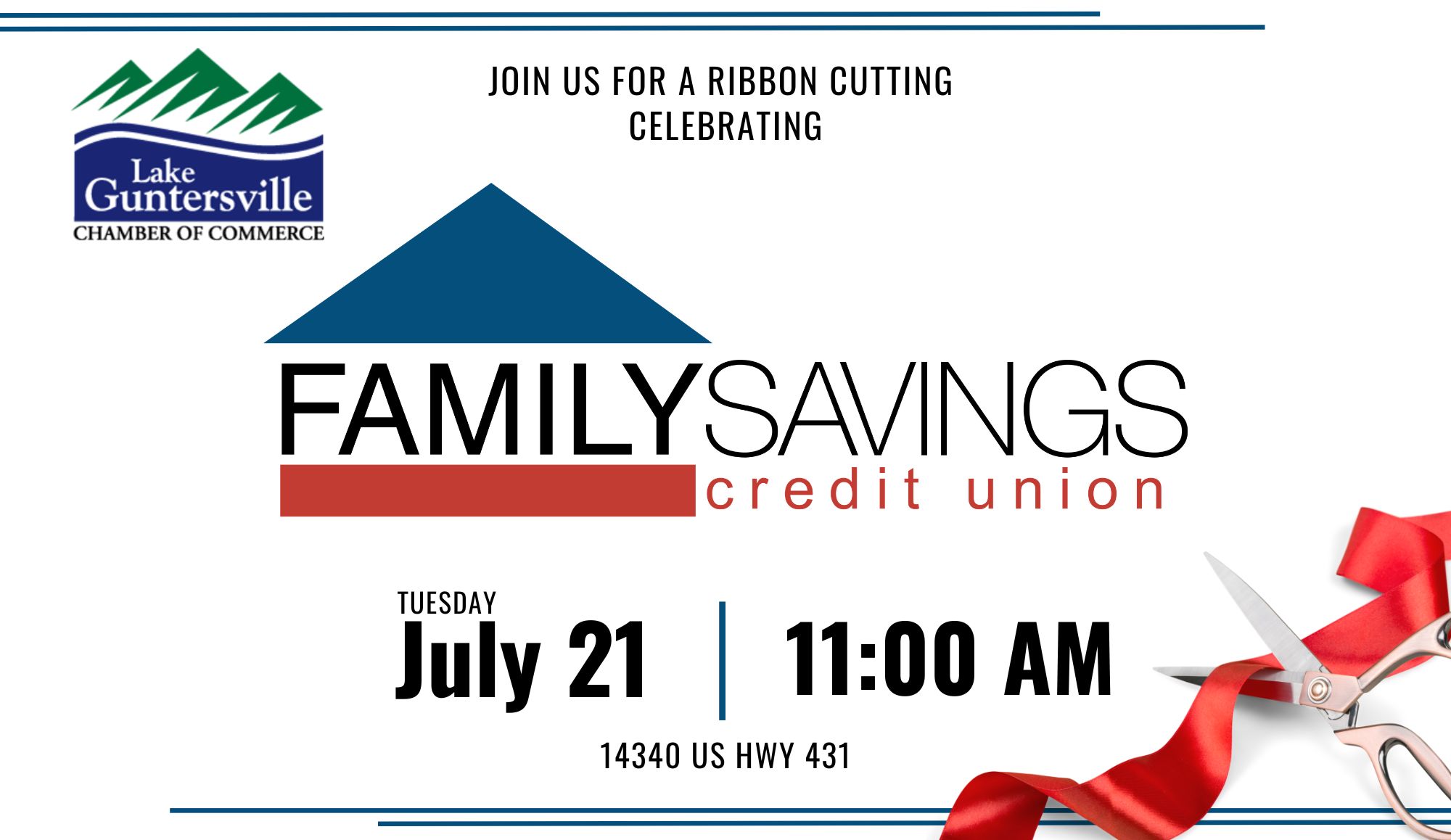 Family Savings Credit Union Ribbon Cutting