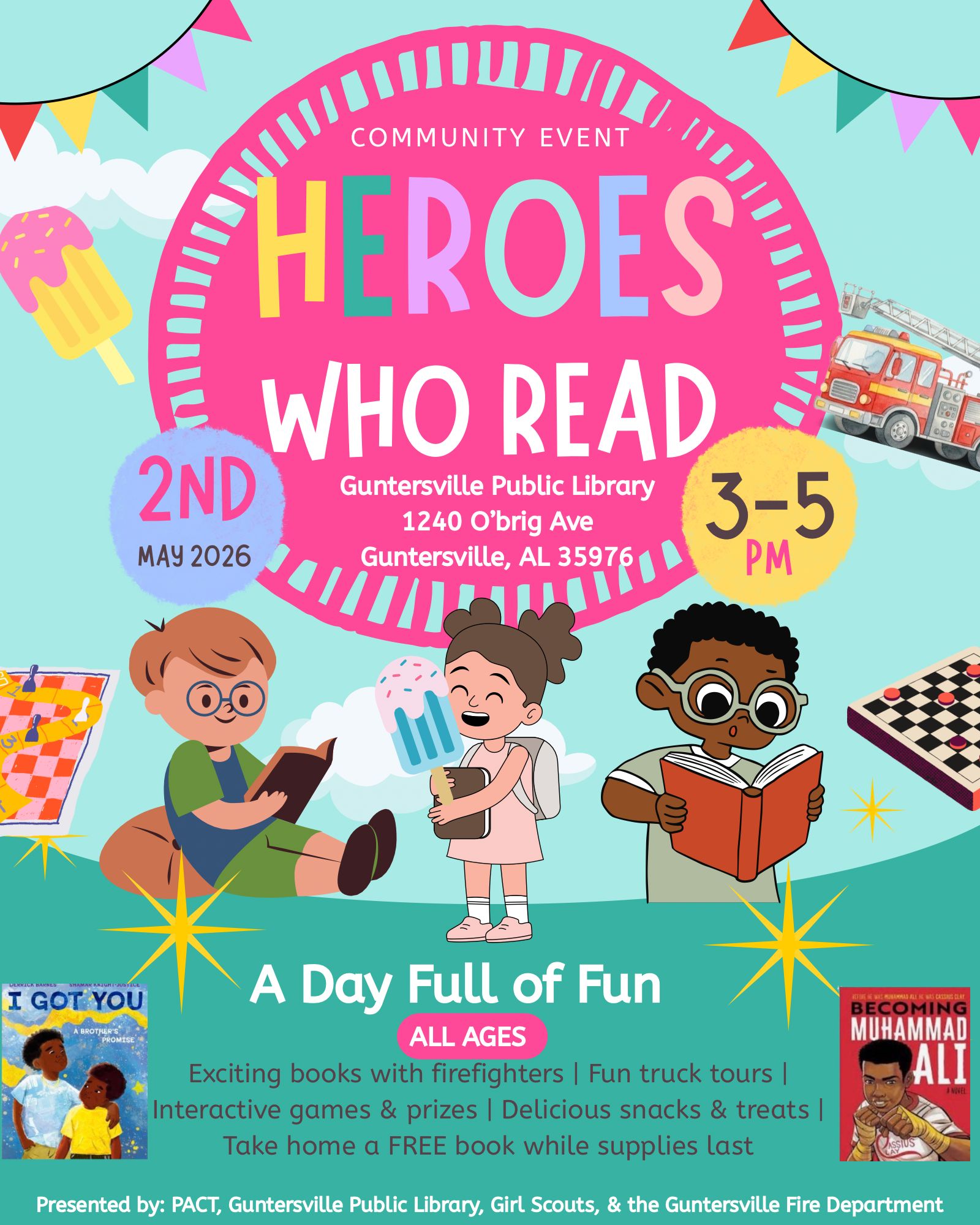 Heroes Who Read: A Day Full of Fun - PACT
