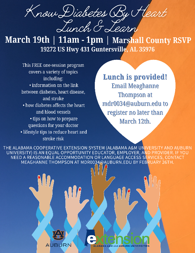 Know Diabetes by Heart, Lunch & Learn - MC RSVP