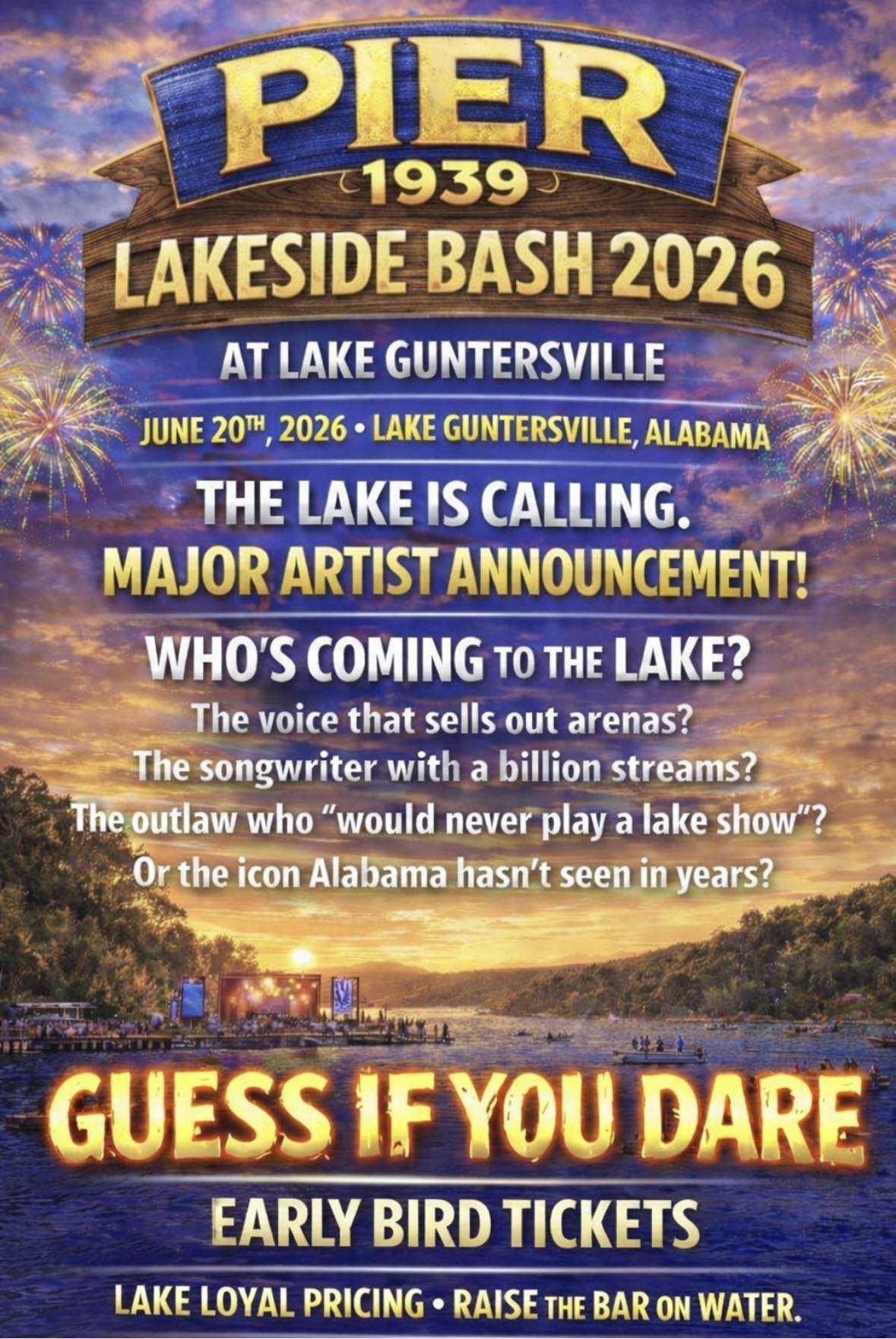 Lakeside Bash 2026 - Pier 1939