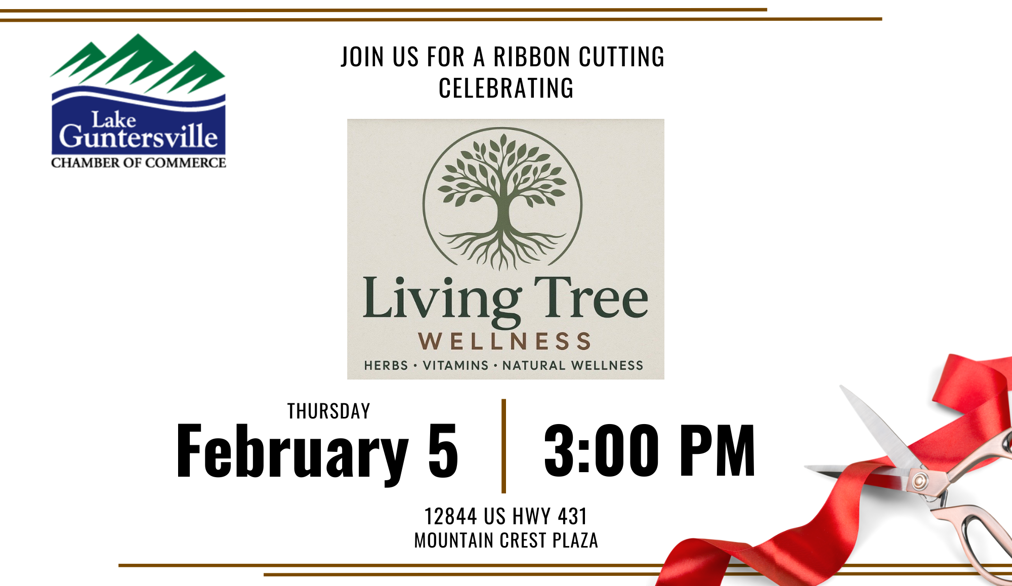 Living Tree Wellness Ribbon Cutting