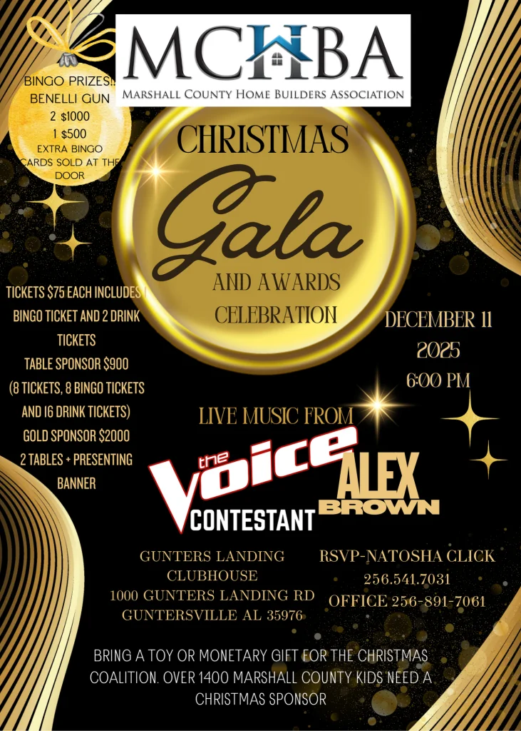Christmas Gala - Marshall County Home Builders Association