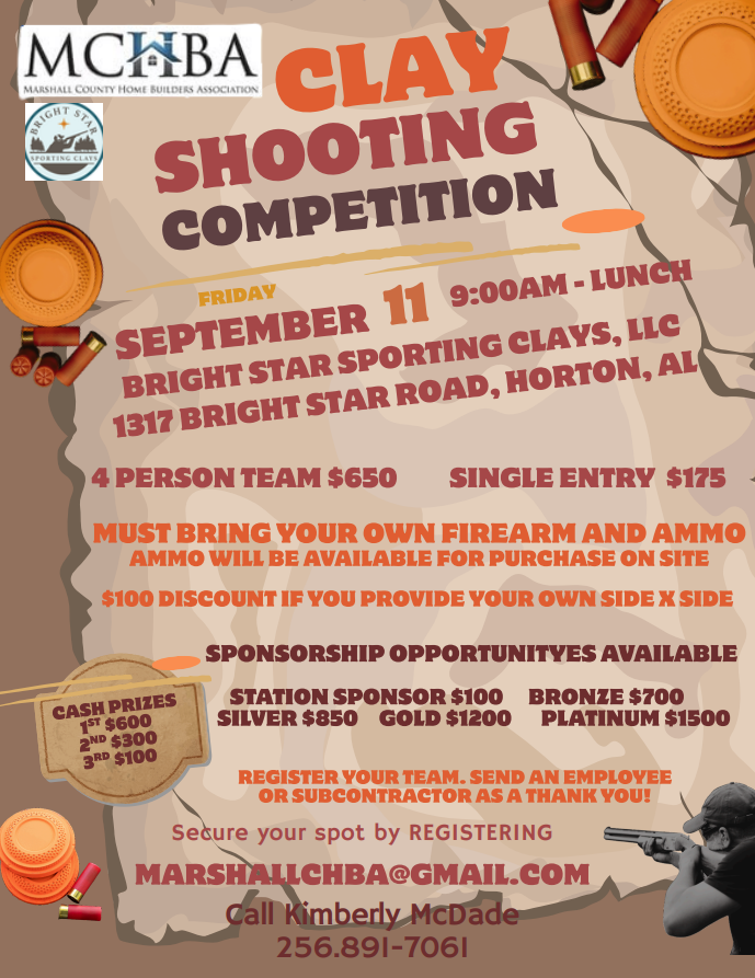 Clay Shooting Competition - Marshall County Home Builders Association