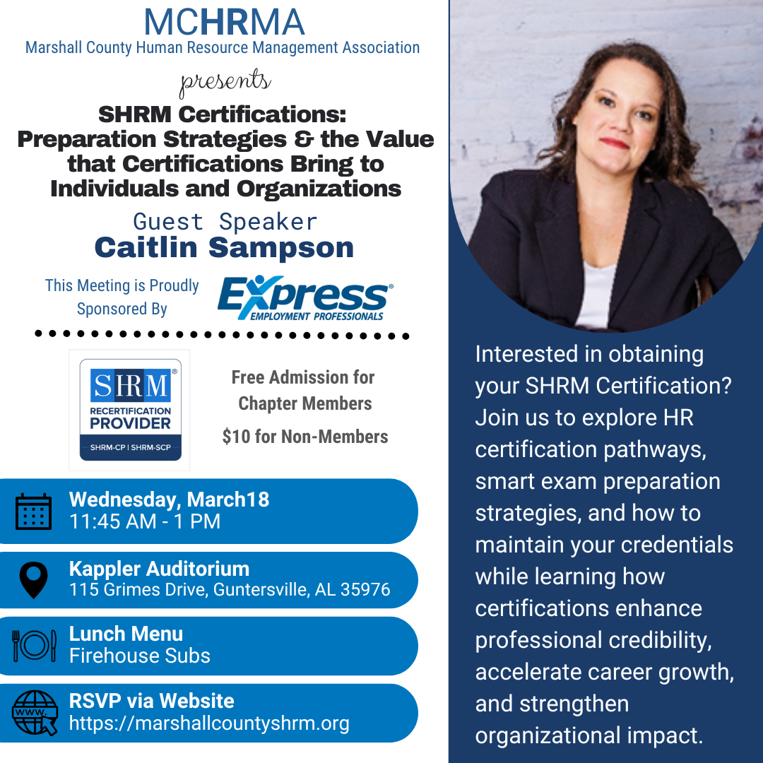 SHRM Certifications: Preparation Strategies - MC Human Resource Management Association