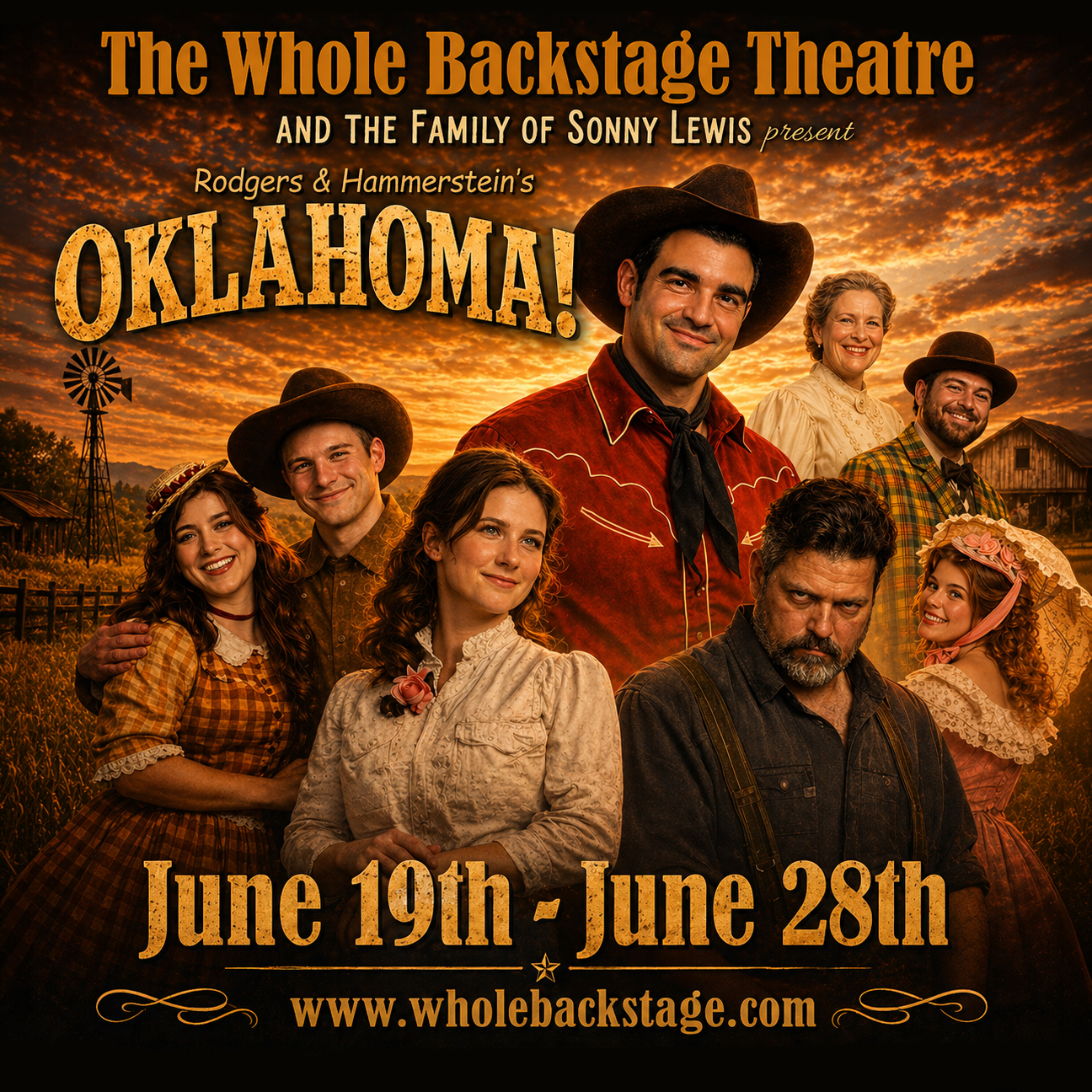 Oklahoma! The Musical - The Whole Backstage Theatre