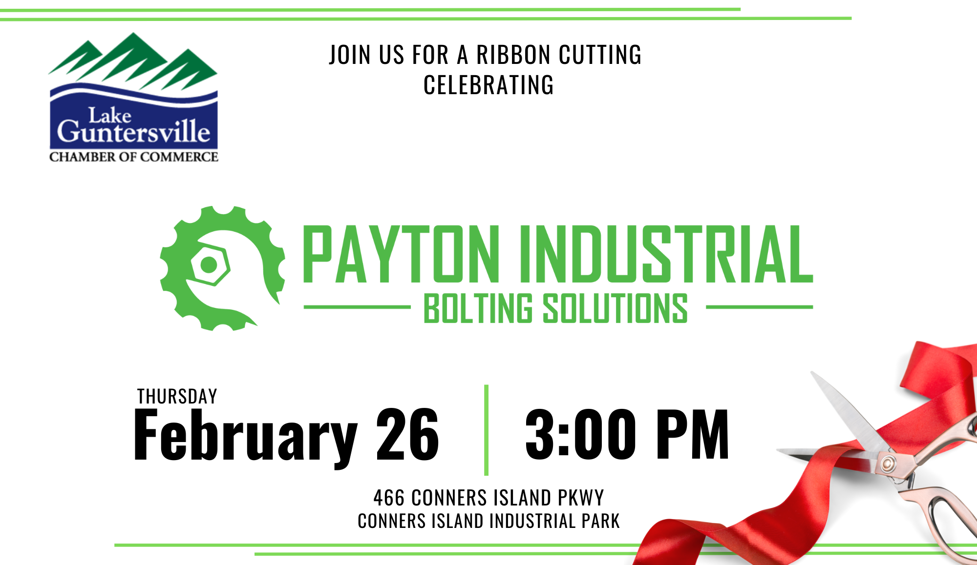 Payton Industrial Bolting Solutions Ribbon Cutting