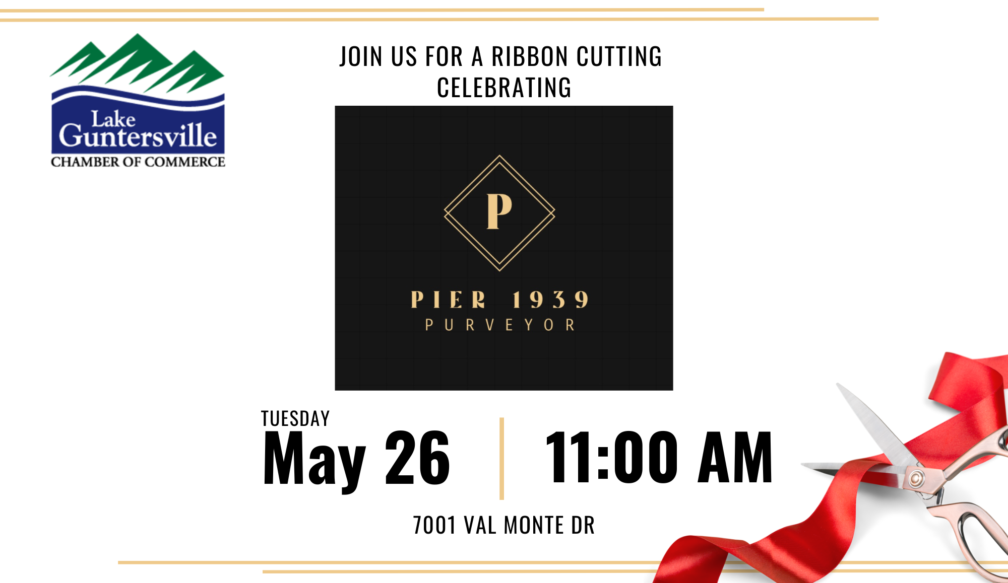 Pier 1939 Purveyor Ribbon Cutting