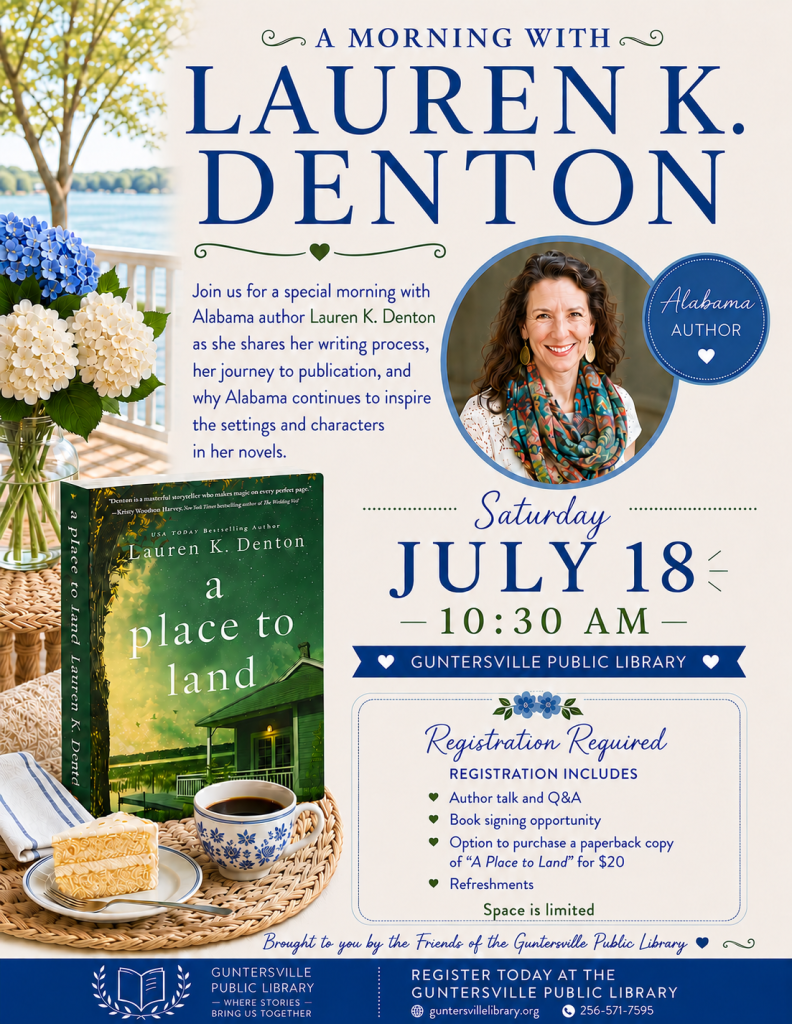 A Morning with Lauren K Denton - Guntersville Public Library