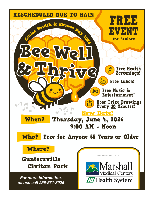 NEW DATE! Senior Health & Fitness Day - MC RSVP and Marshall Medical Centers