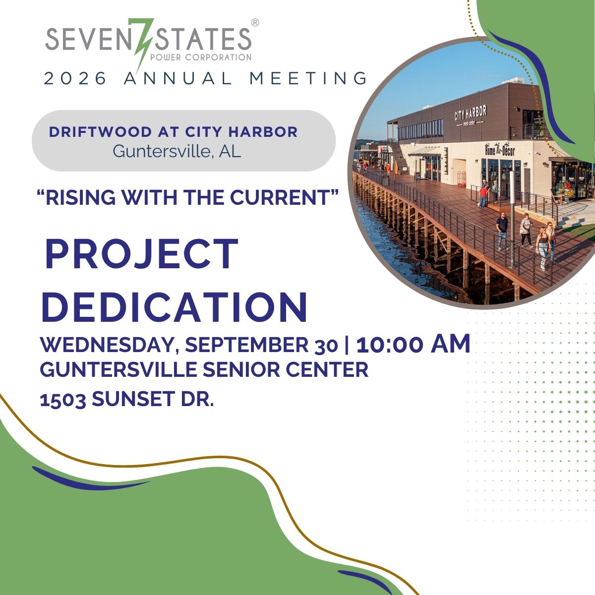 Rising with the Current Project Dedication - Seven States Power Corporation