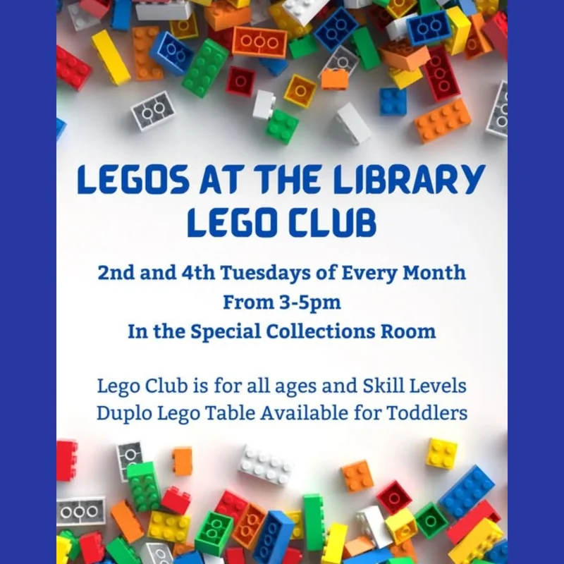 Legos At The Library Lego Club