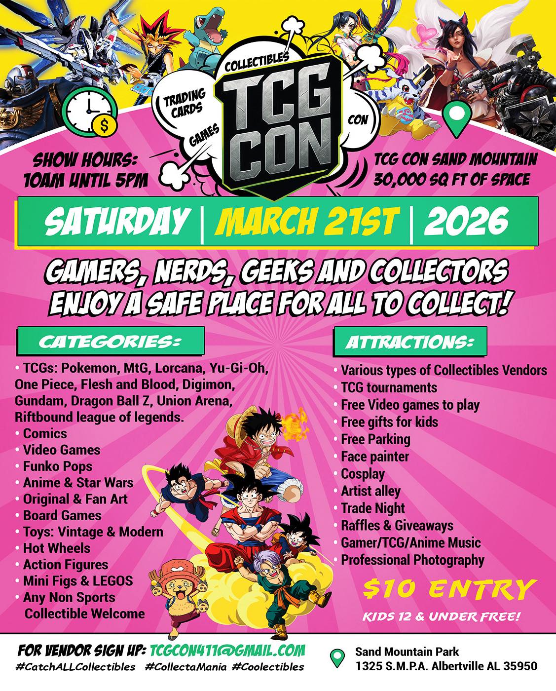 TCG Con Sand Mountain - Sand Mountain Park