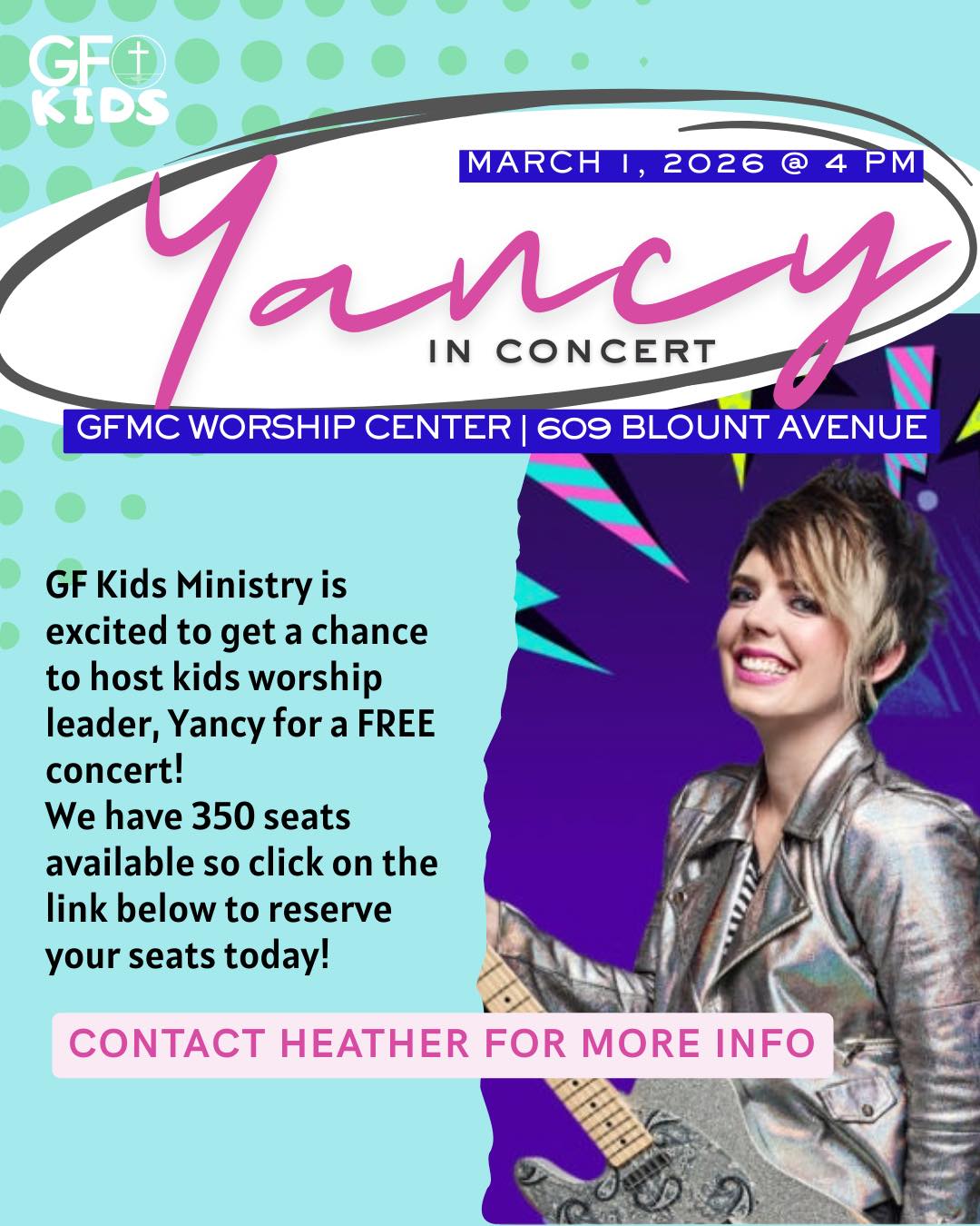 Yancy in Concert - Guntersville First Methodist Church