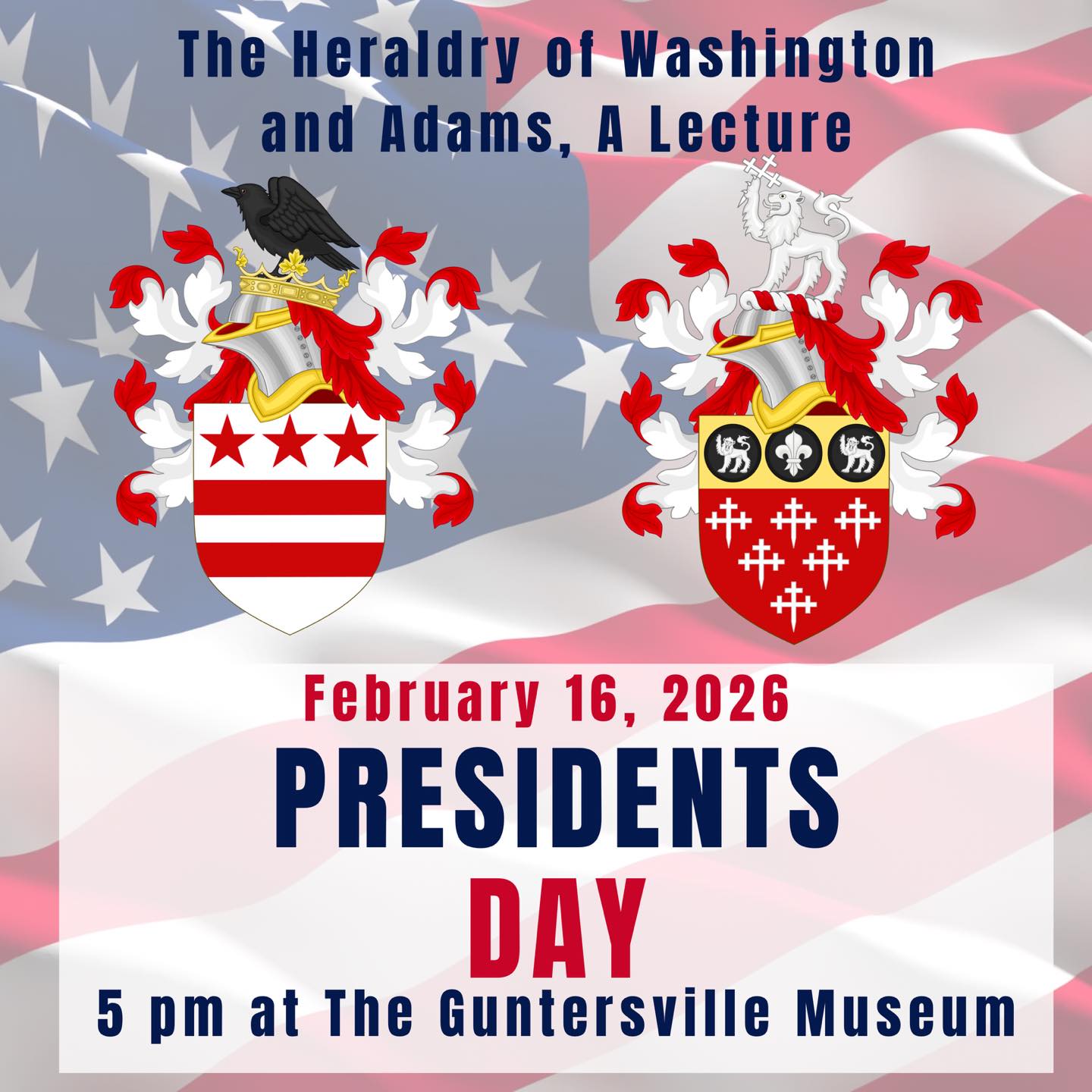 The Heraldry of Washington & Adams, A Lecture - Guntersville Museum