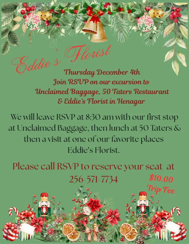Eddie's Florist Excursion - MC RSVP
