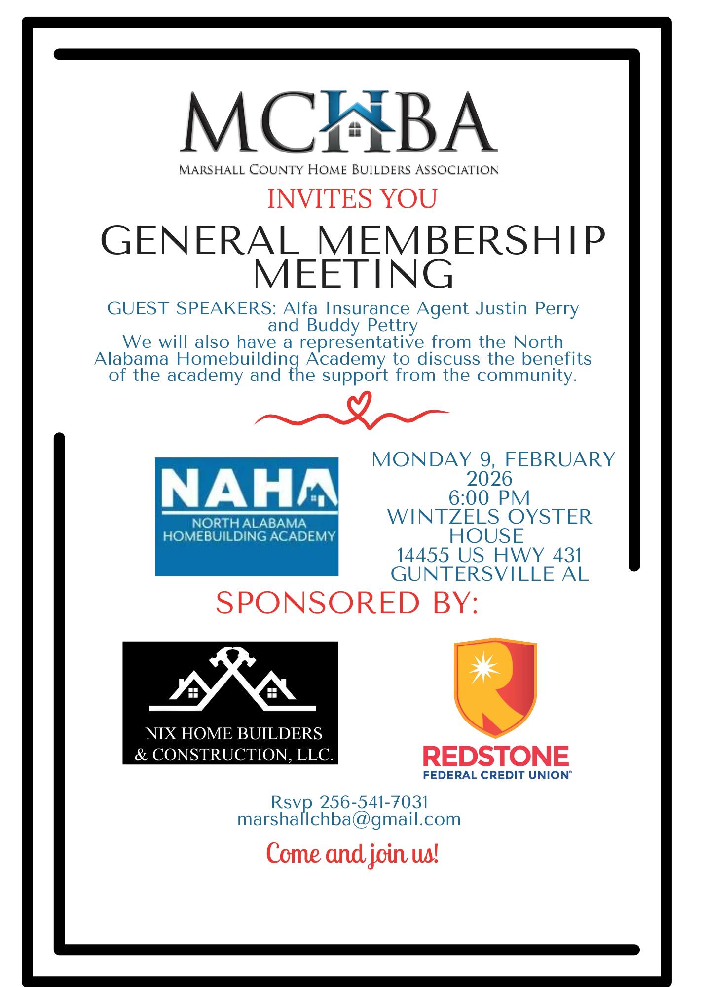 General Membership Meeting - MC Home Builders Association