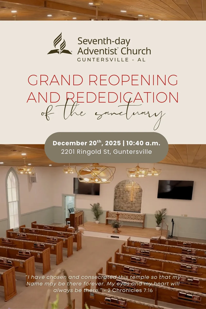 Sanctuary Grand Opening & Rededication - Seventh-Day Adventist Church