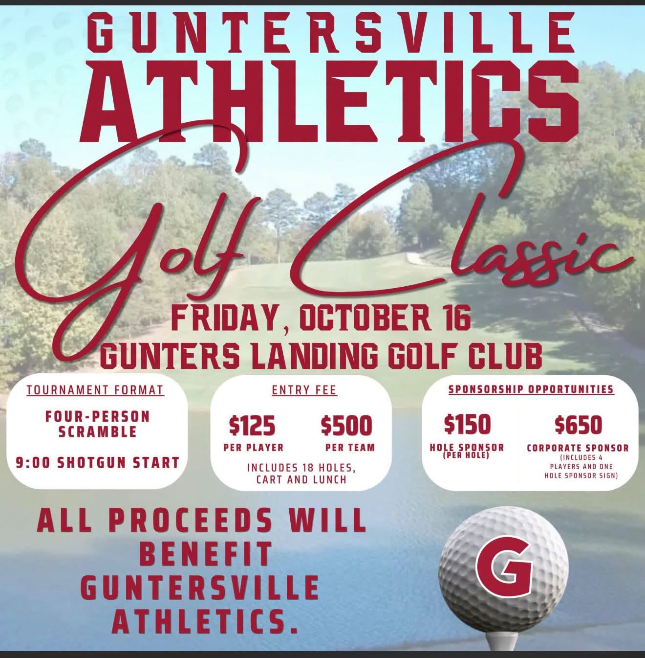 Guntersville Athletics Golf Classic - Guntersville High School