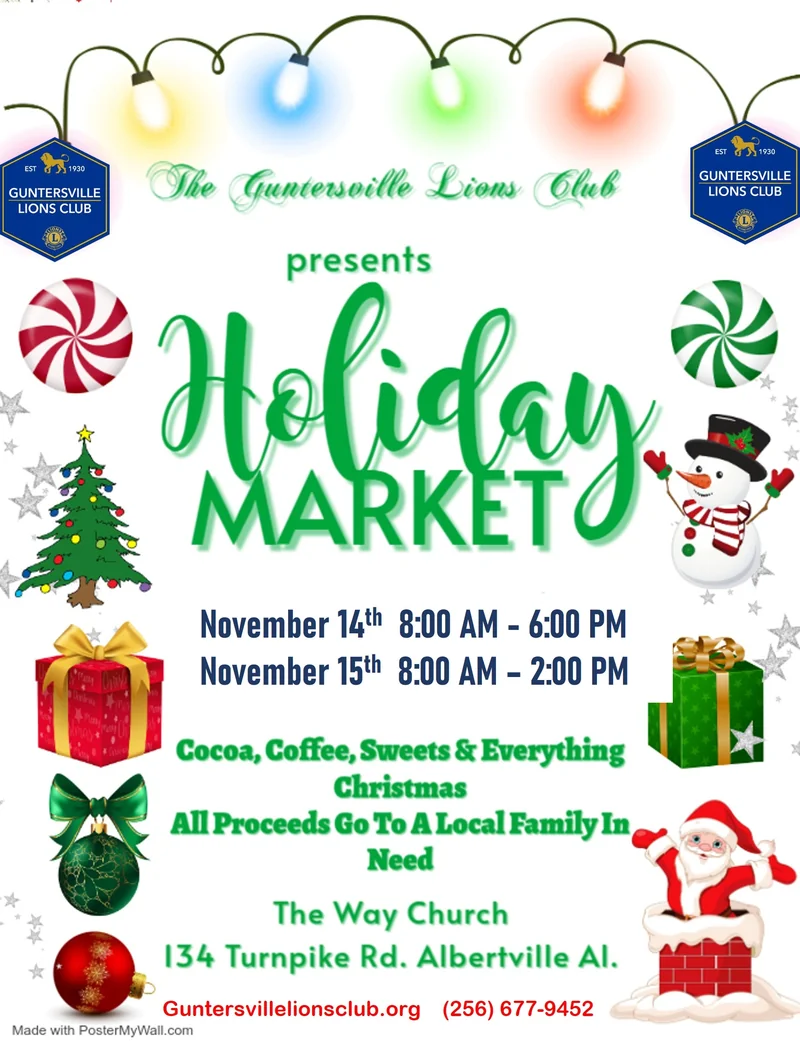 Holiday Market - Guntersville Lions Club