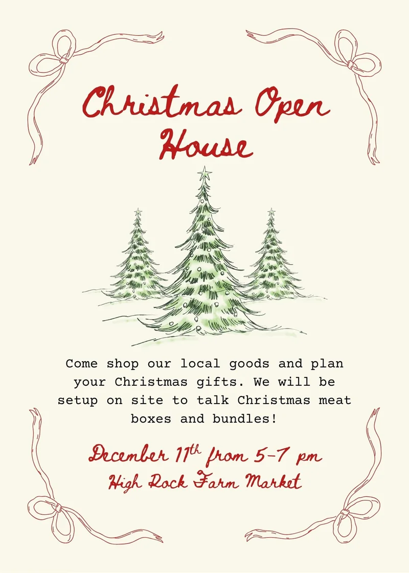 Christmas Open House - High Rock Farm Market