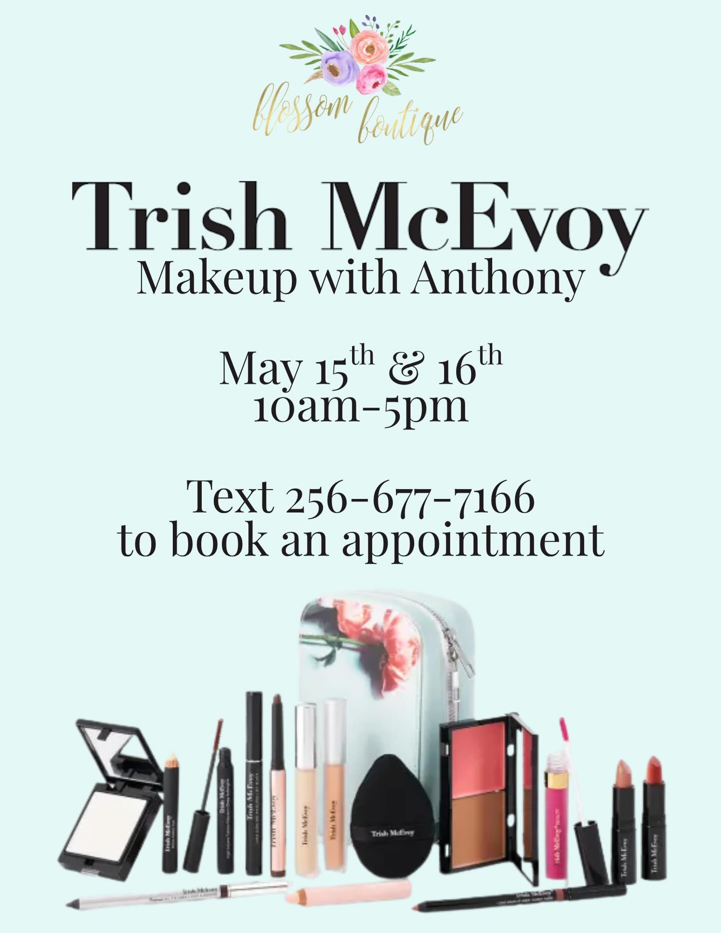 Trish McEvoy Makeup with Anthony - Blossom Boutique