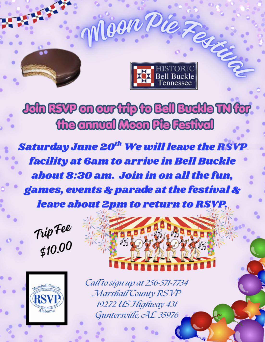 Moon Pie Festival Trip - MC RSVP