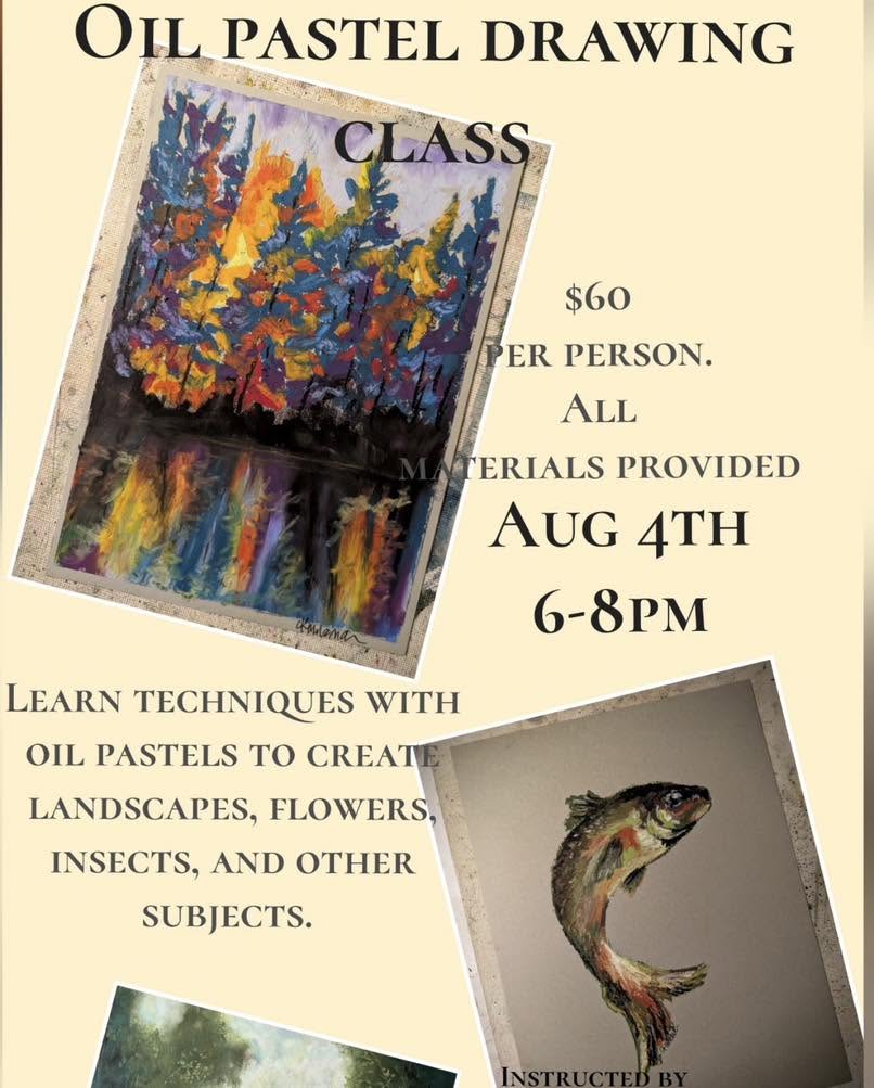Oil Pastel Drawing Class - The Place