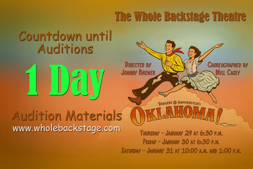 Oklahoma! Auditions - Whole Backstage Theatre
