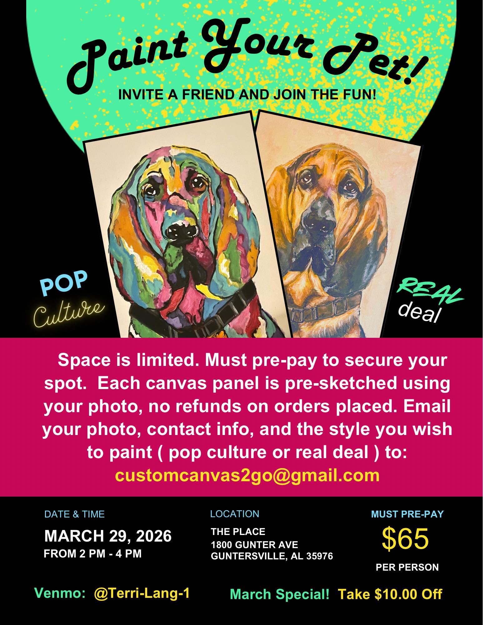 Paint Your Pet - The Place