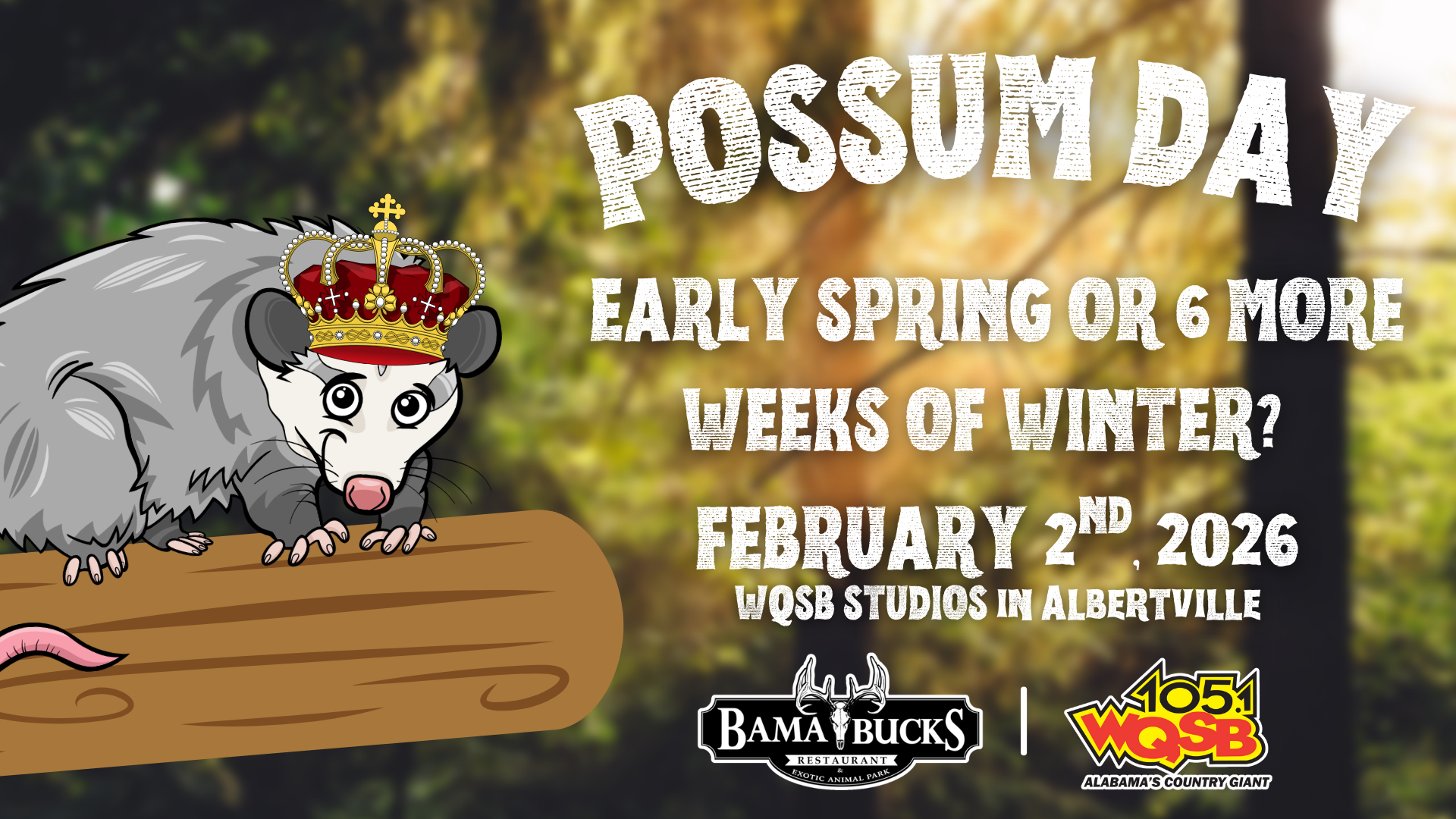 Possum Day - WQSB