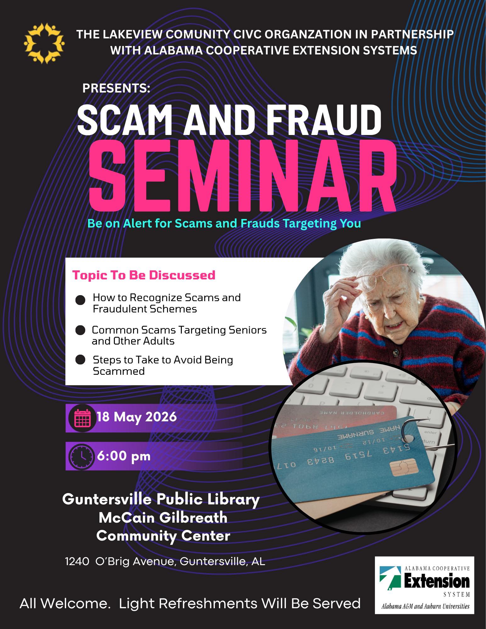 Scam & Fraud Seminar - Lakeview Community Civic Organization