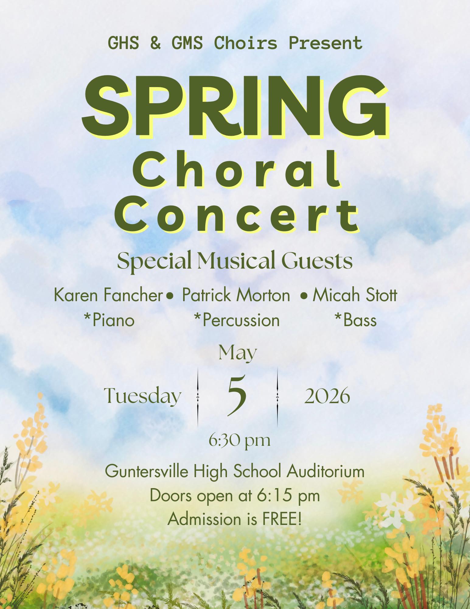 Spring Choral Concert - GHS & GMS Choirs