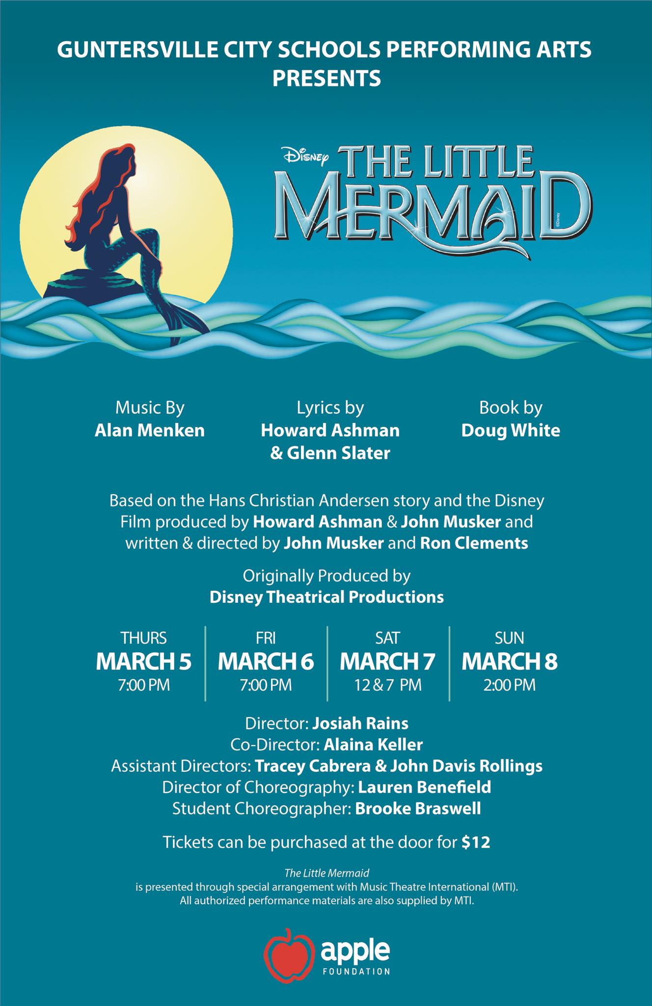 The Little Mermaid - Guntersville City Schools