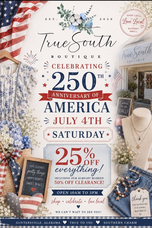 4th of July Sale - True South Boutique