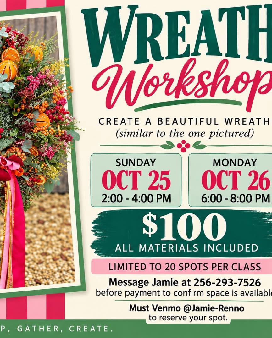 Wreath Workshop - The Place