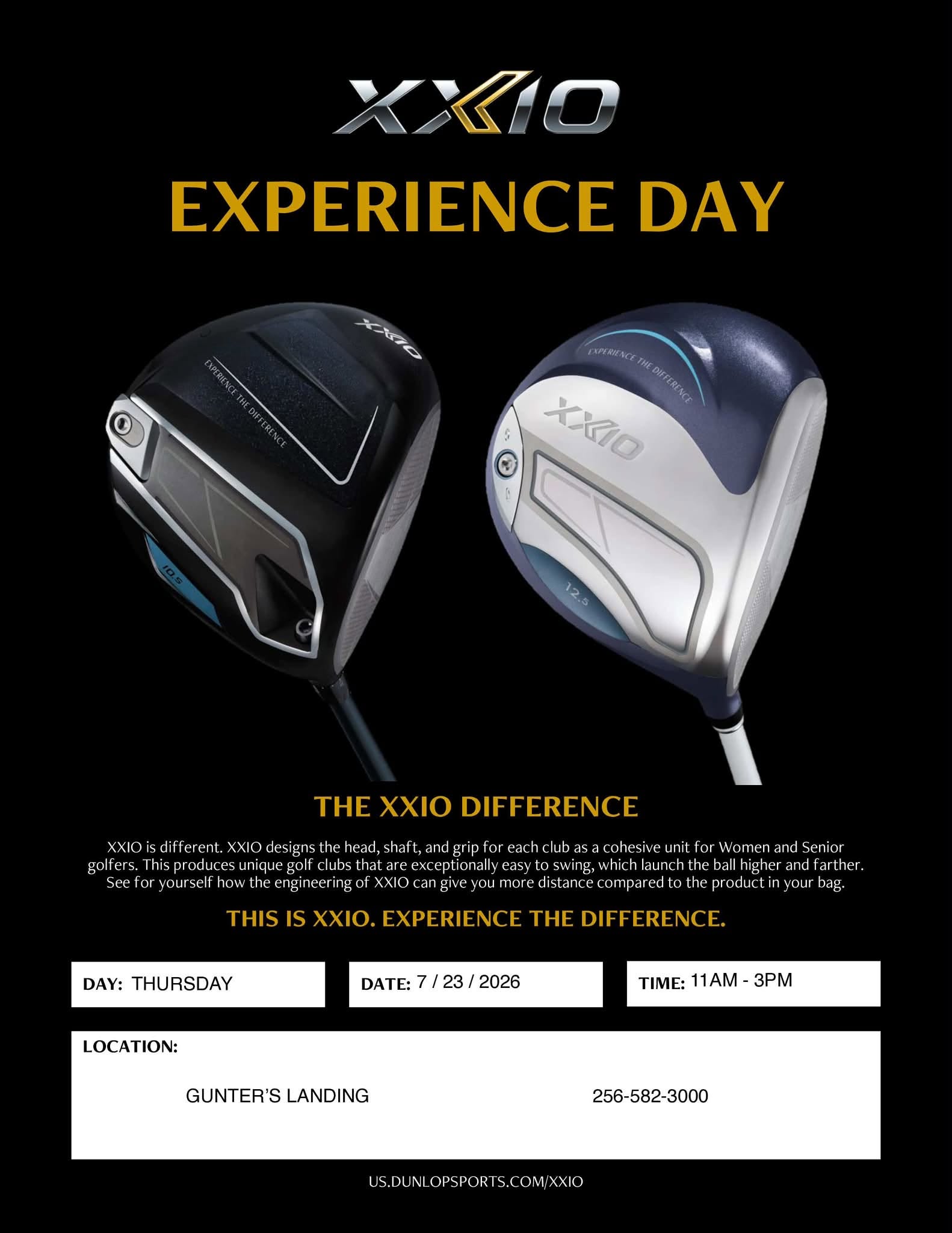 XXIO Experience Day - Gunter's Landing Golf Club